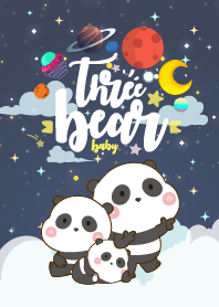 Bear Kid Galaxy Night Star