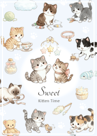 Blue - Fluffy Cat Day