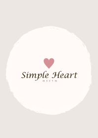 Simple Heart Dusky Beige-NATURAL 16