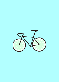 天藍色自行車主題（糖果）!