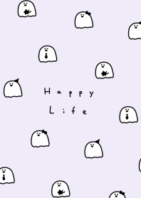 Yuru Ghost / purple black.