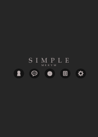 MATTE BLACK - CIRCLE ICON 16