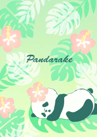 Aloha Panda (green)
