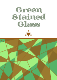 Green Stained Glass Green