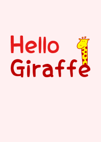 Hello Giraffe red 1
