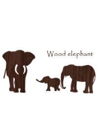 Wood elephant