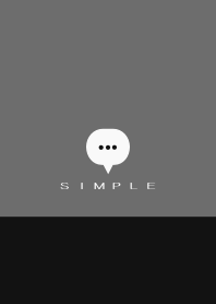 SIMPLE(black gray)V.1547b