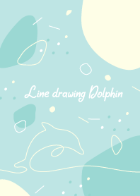 Line drawing Dolphin_02