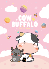 Buffalo&Cow Fat Kawaii Pink