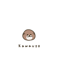 A simple and cute otter.