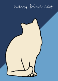 navy blue cat