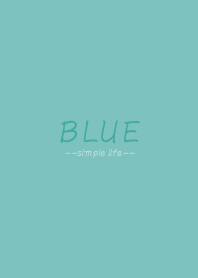 -simple life -blue with green