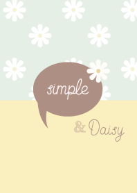 daisy and simple dusty color /GREEN