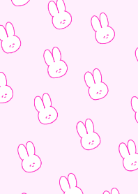 うさぎを量産ミニ♡ピンク