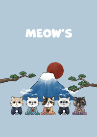 meow's new year / blue