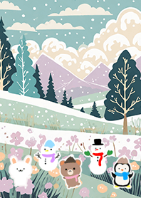 Kawaii scandinavian style(Winter-730)