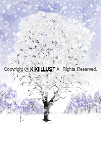 White tree