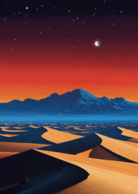 Desert night moon 9e3CCF