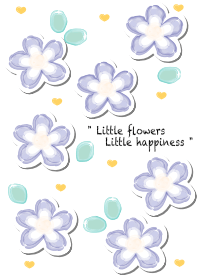 Little blue flower sticker 15 :)