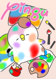 Painting Pingu (O8O) - 2023 LET'S DRAW
