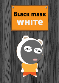 Black mask white