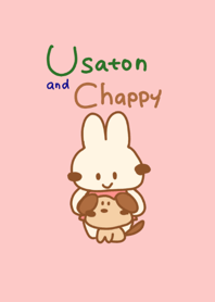 USATON of rabbit and CHAPPY of puppy