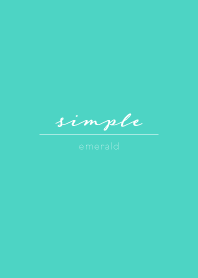 限りなくシンプル_emerald