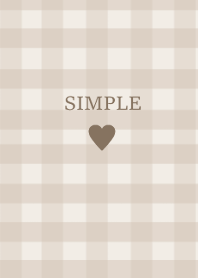 SIMPLE HEART //check darkbrown