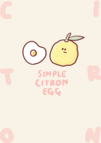simple Citron fried egg beige.