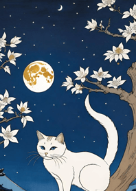 Cat under the Moon 28DBE0