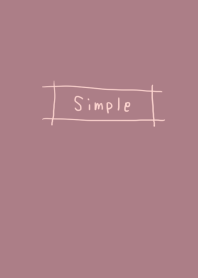 Simple is number one