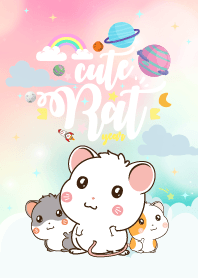 Rat Celebrate Galaxy Angle