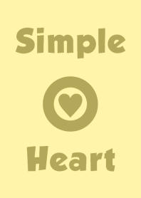Simple Heart [CustardYellow] 178