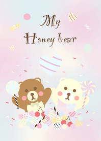 My honey bear and sweet candy <3