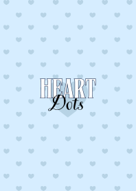 Heart ❤︎ Dot（水色×水色）