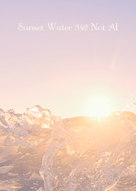 Sunset Water 342 Not AI