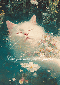 Cat yearning for Ophelia.