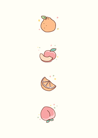 橘子和桃子