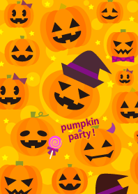 pumpkin party in Halloween