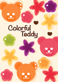 Mini colorful teddy