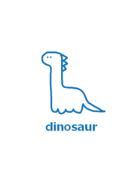 dinosaur (blue)