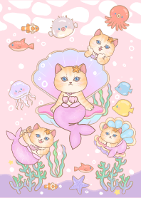 Ginger Cat mermaid 4