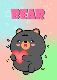 Cute Black  Baby Bear Theme