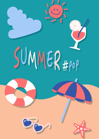 夏のビーチ#pop