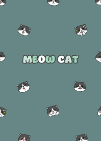neko head8 - cadet blue