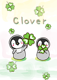 小さなペンギンさん（四つ葉のクローバー）