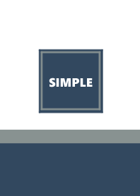 Navy and gray. Simple and mature.