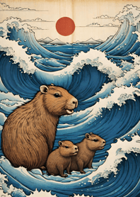 Ukiyo-e - Capybara 3683f8