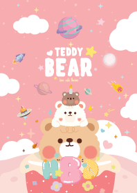 Teddy Bears Fat Kawaii Cute Pink