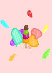 cute popsicle pink